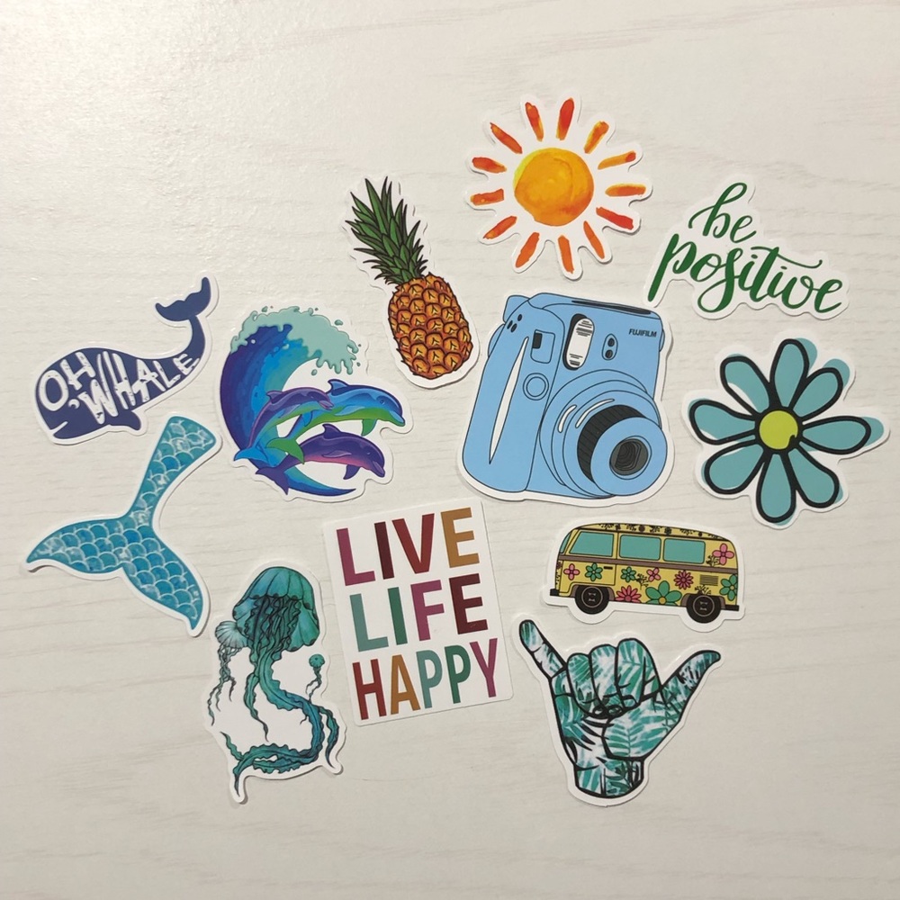 Waterproof Vinyl Stickers (12)